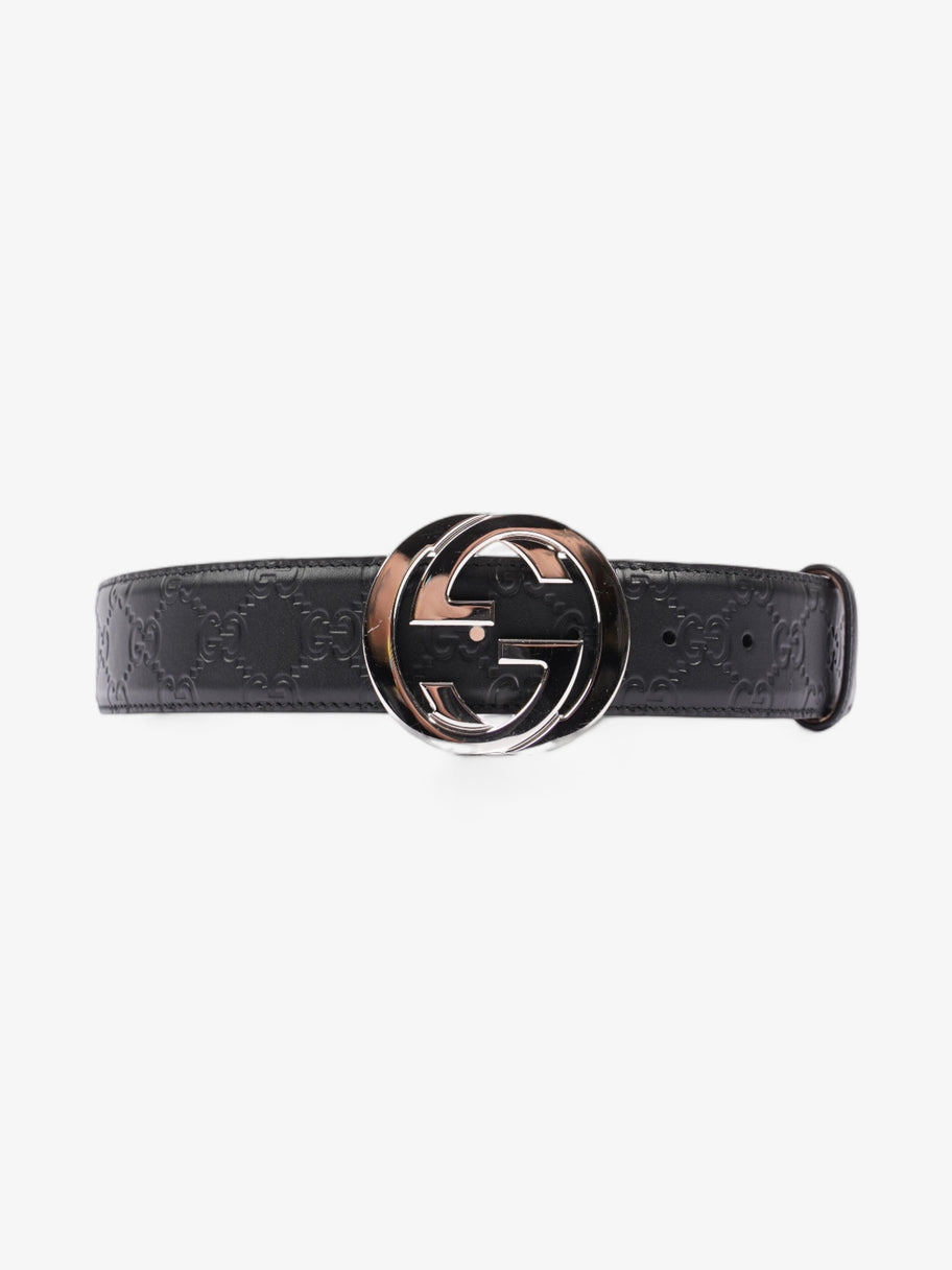 Blondie Wide Belt Black Leather 80cm / 32