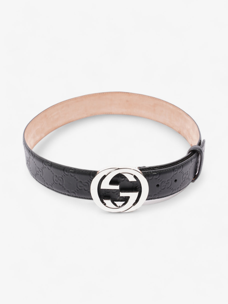 Blondie Wide Belt Black Leather 80cm / 32