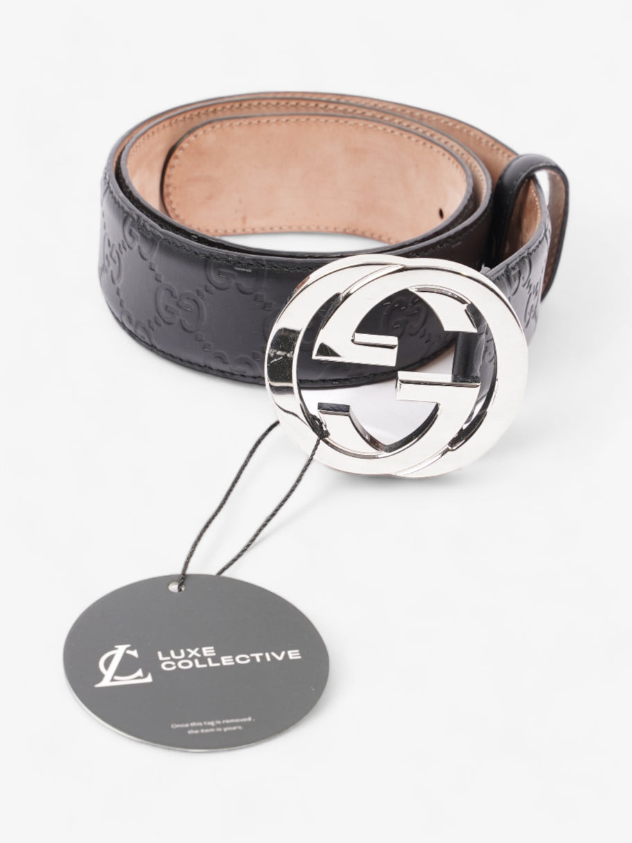 Blondie Wide Belt Black Leather 80cm / 32