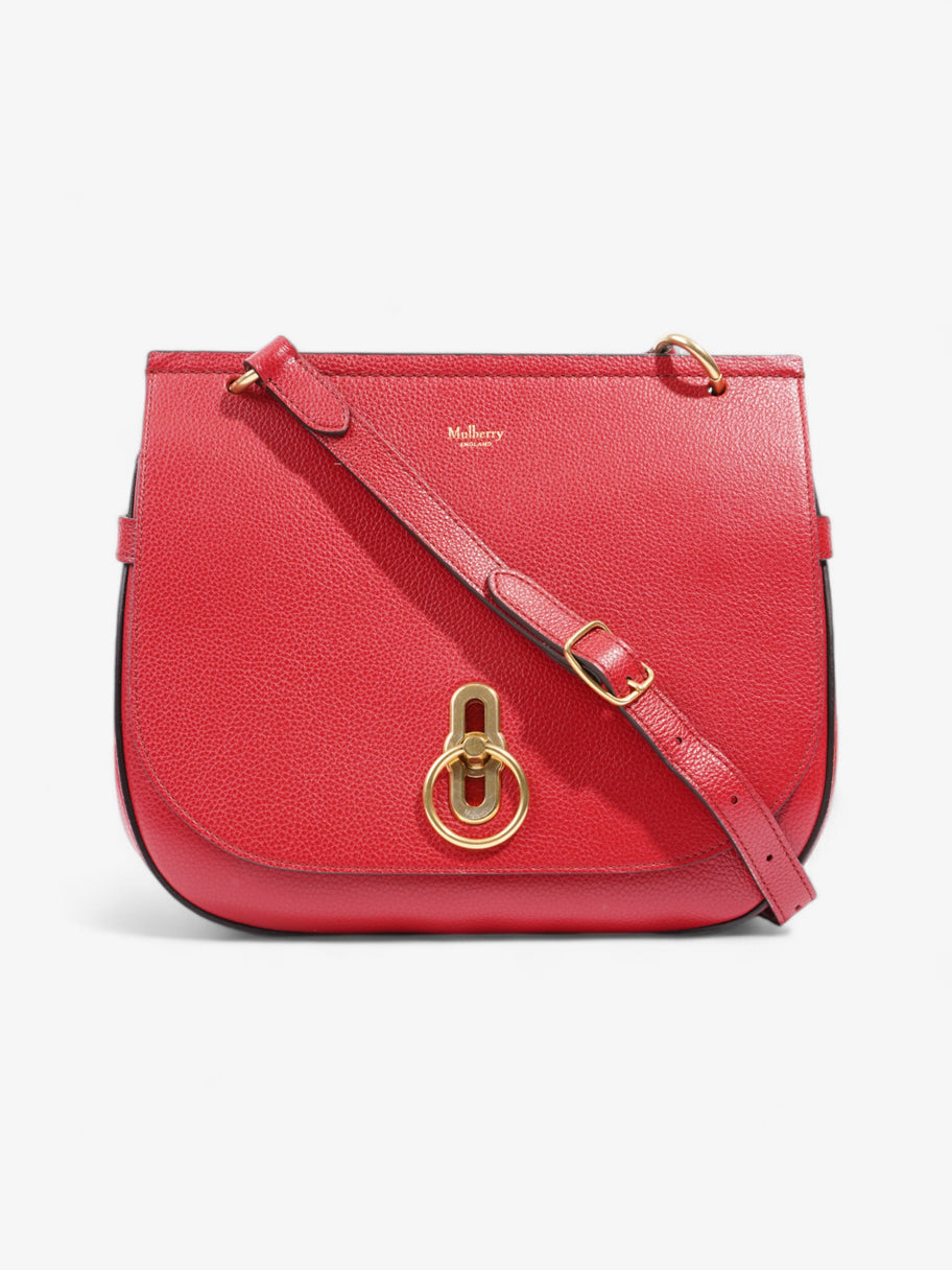 Mulberry Amberley Satchel Scarlet Red Grained Leather Image 1