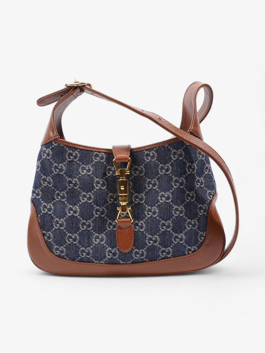 Gucci Jackie 1961 Brown / Denim Denim Small Image 1