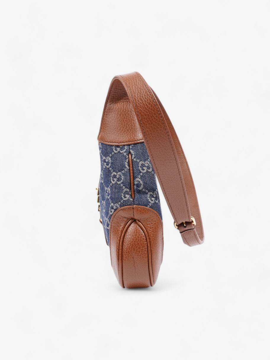 Gucci Jackie 1961 Brown / Denim Denim Small Image 4