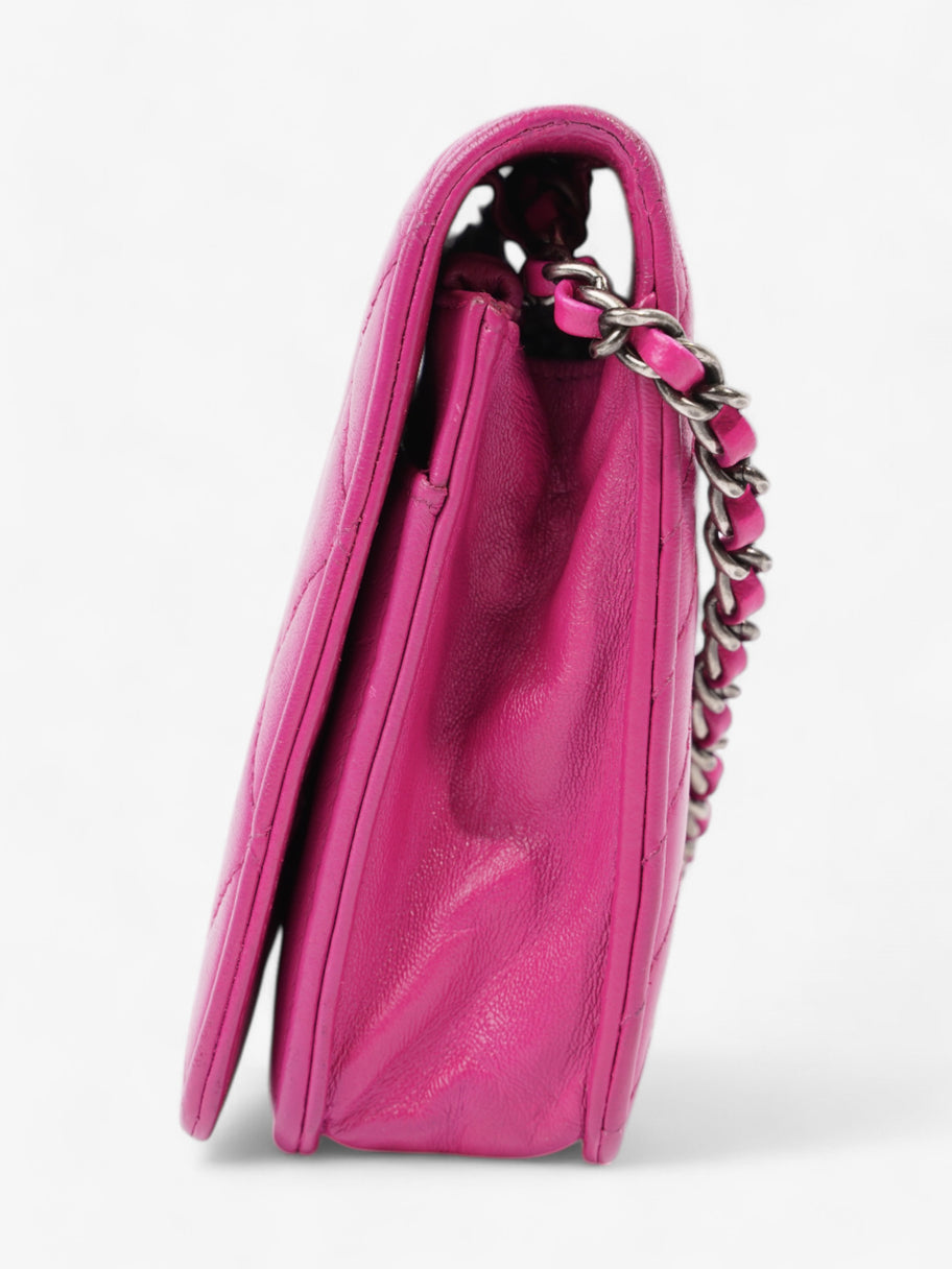 Chanel WOC Fuschia Pink Lambskin Leather Image 3