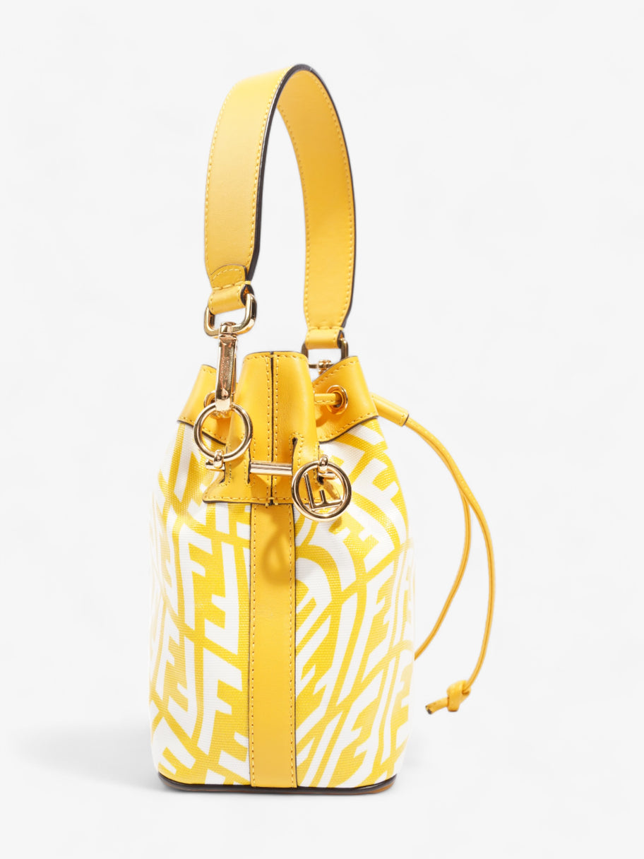 Fendi Mon Tresor Mini FF Vertigo Yellow Canvas Image 5