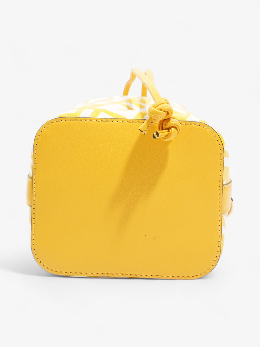 Fendi Mon Tresor Mini FF Vertigo Yellow Canvas Image 6