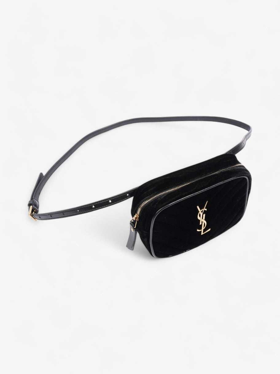 Saint Laurent Lou Belt Bag Black Velvet Image 7