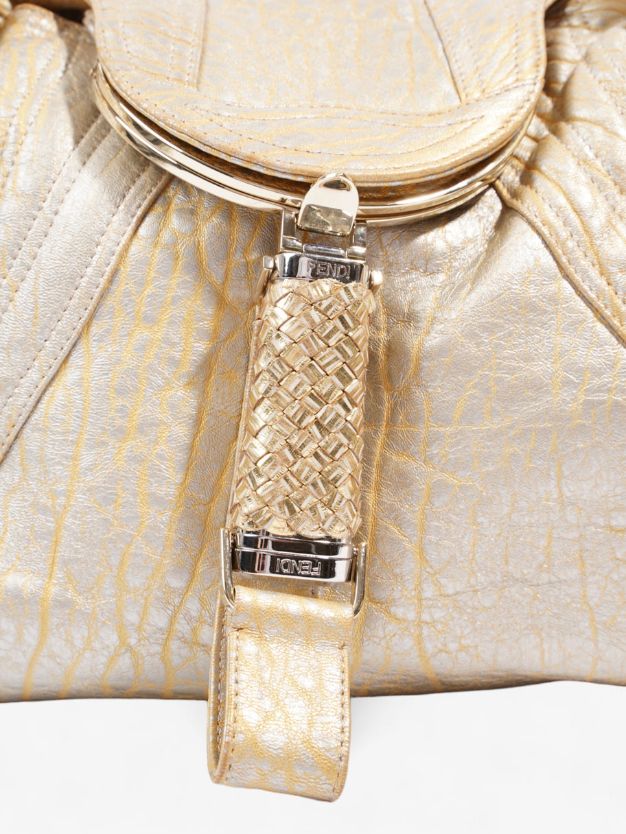 Fendi Spy Bag Gold / Silver Leather Image 3