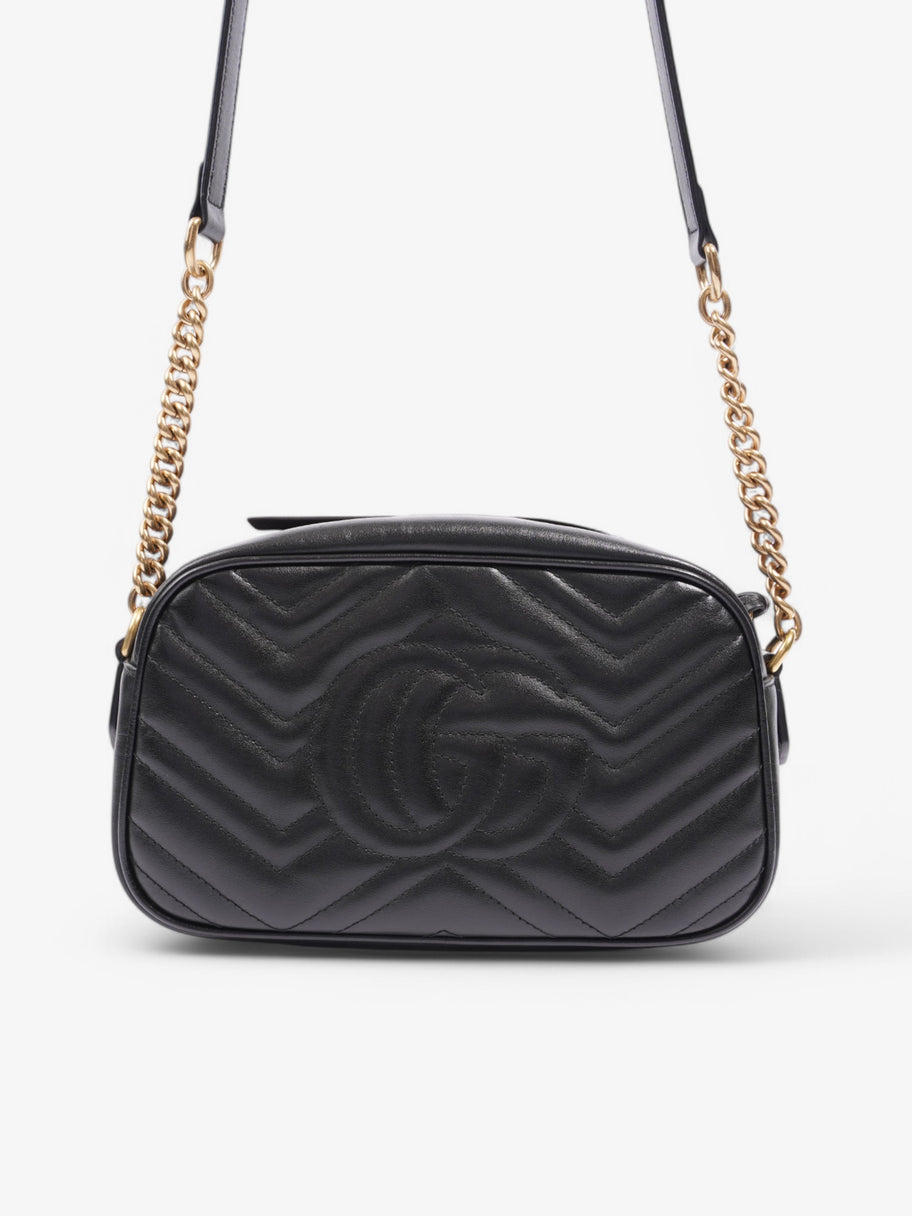 Gucci Marmont Zip Black Matelasse Leather Small Image 4