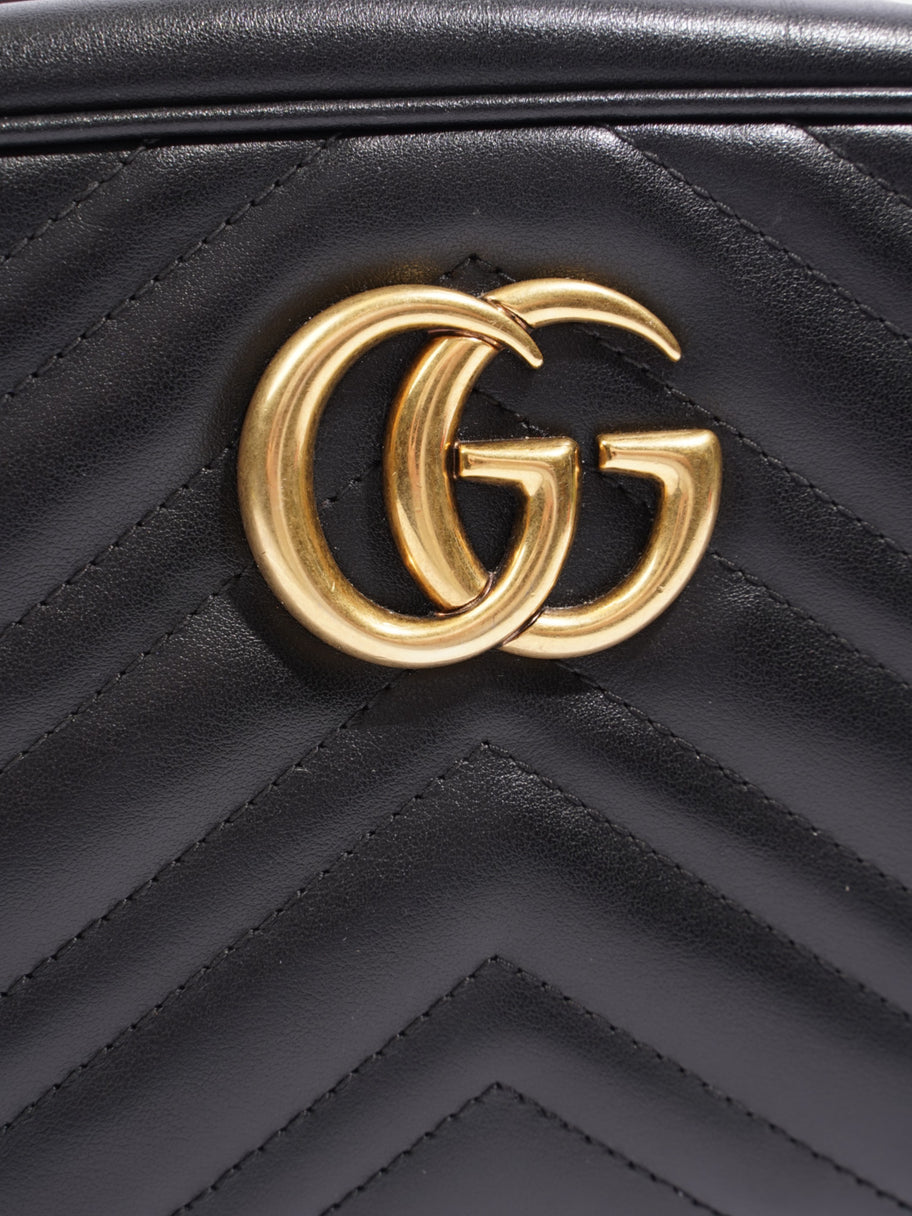 Gucci Marmont Zip Black Matelasse Leather Small Image 7