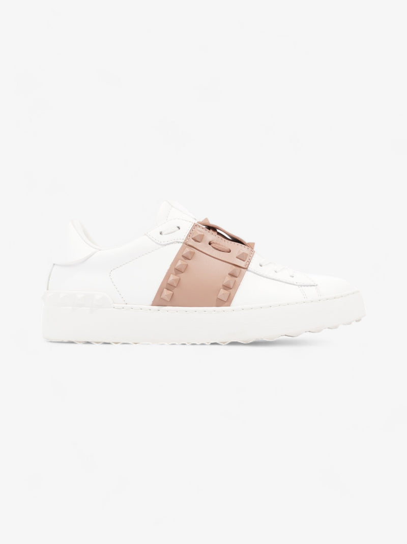  Valentino Rockstud Untitled Sneakers White / Pink Leather EU 38 UK 5