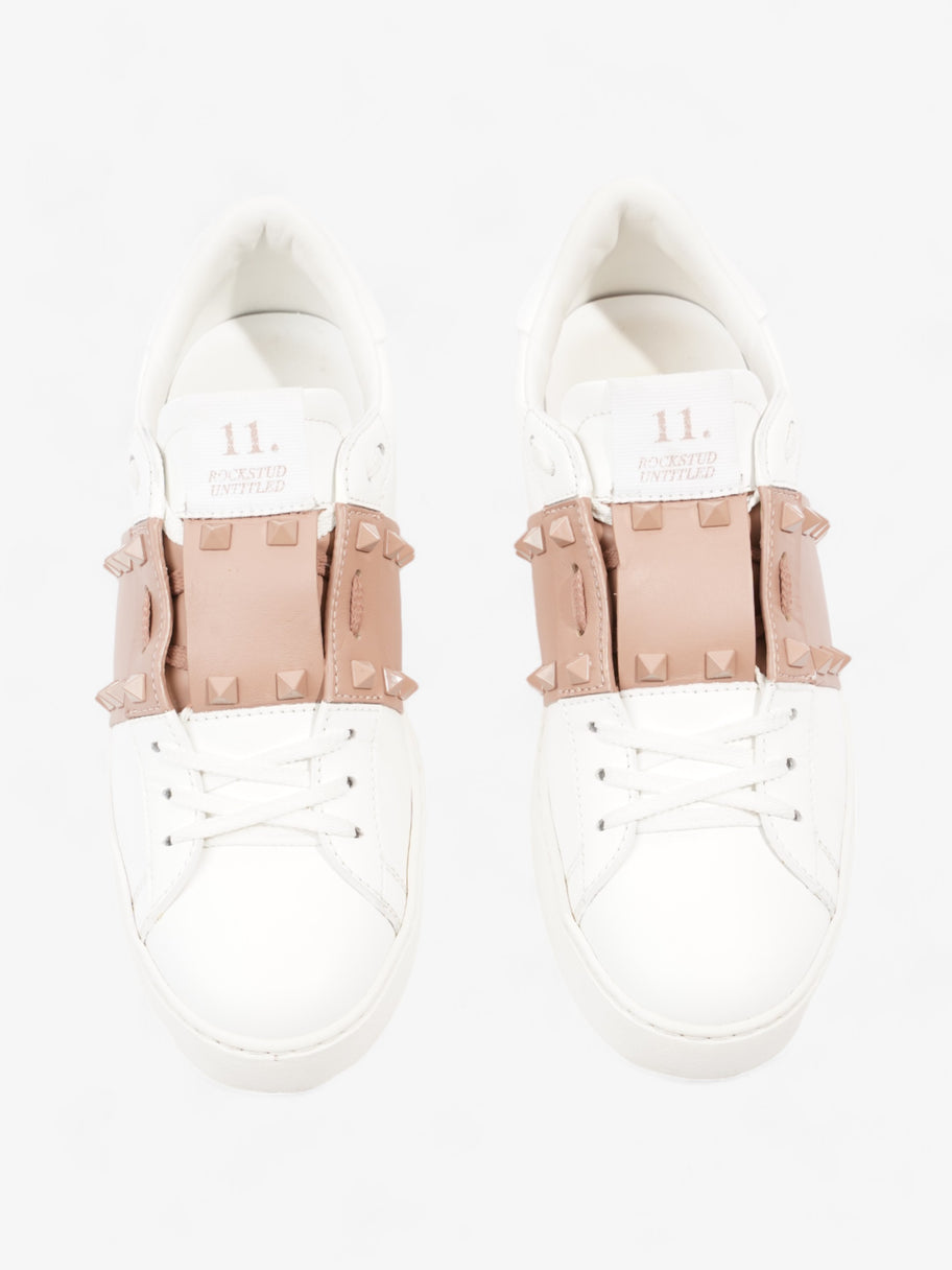 Valentino Rockstud Untitled Sneakers White / Pink Leather EU 38 UK 5 Image 8