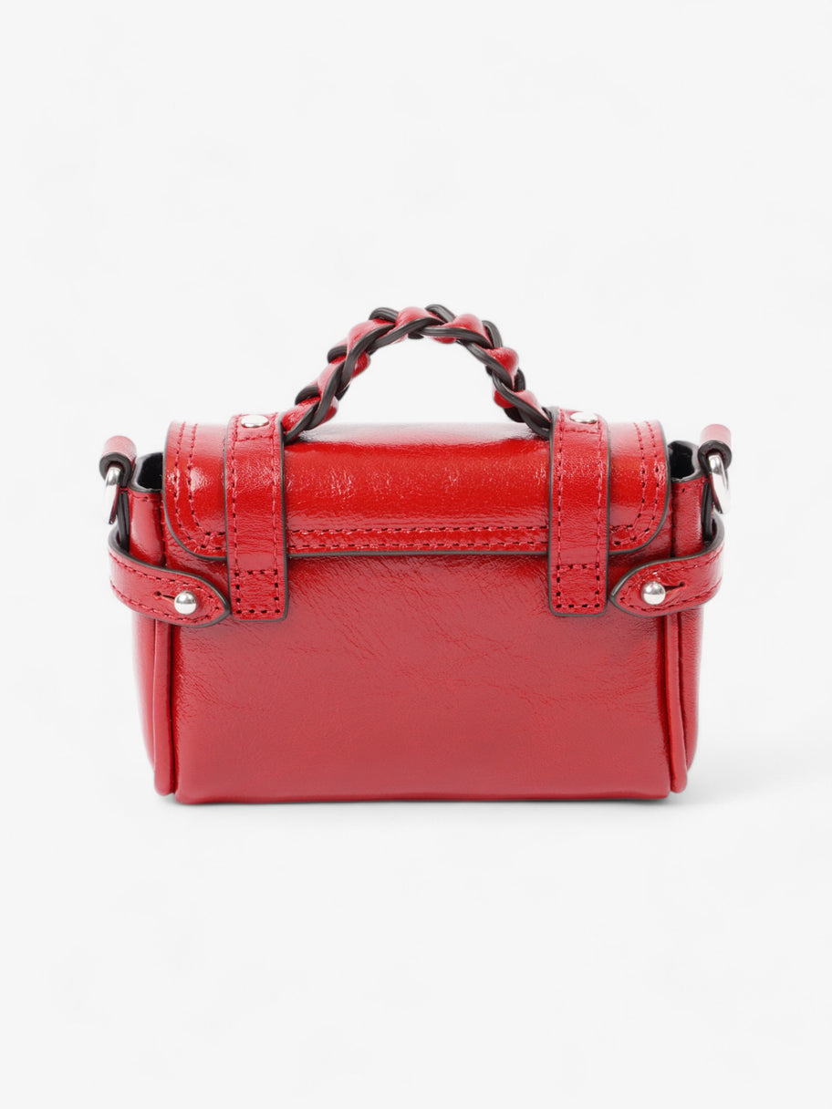 Mulberry Alexa Lancaster Red Patent Leather Micro Image 4