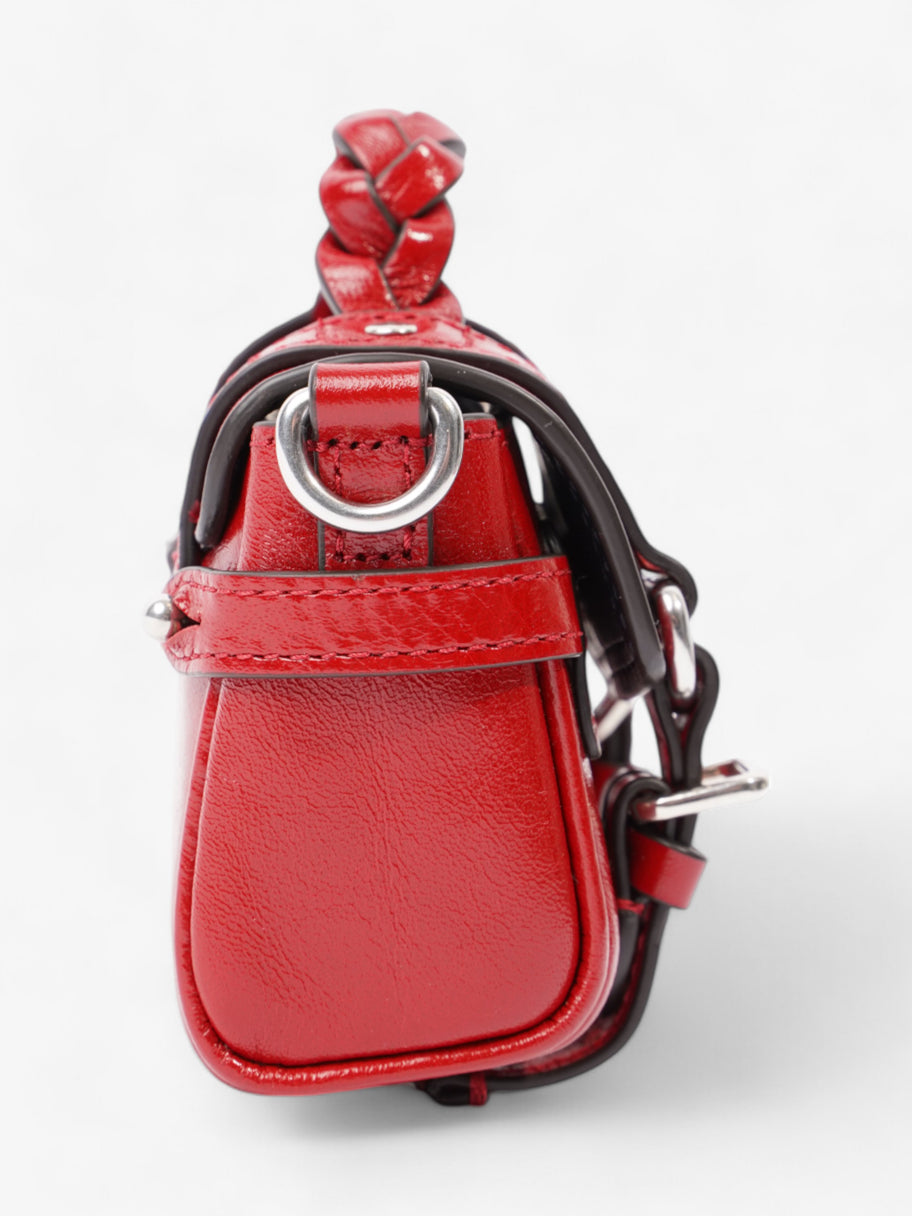 Mulberry Alexa Lancaster Red Patent Leather Micro Image 5