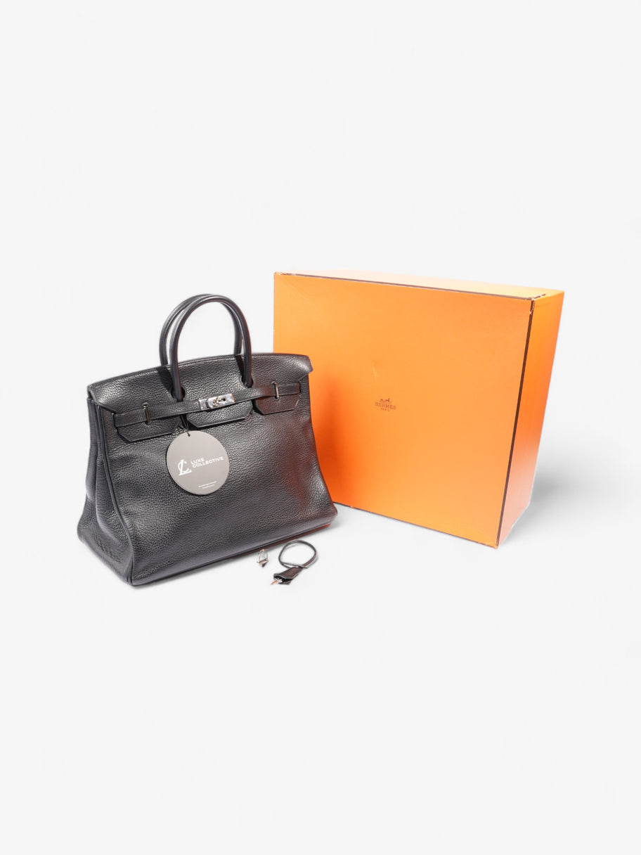 Hermes Birkin 40 Black Clemence Leather 40 Image 11