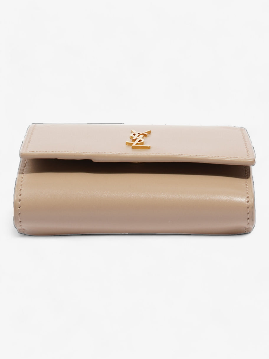 Saint Laurent Rider Wallet Beige Leather Image 6