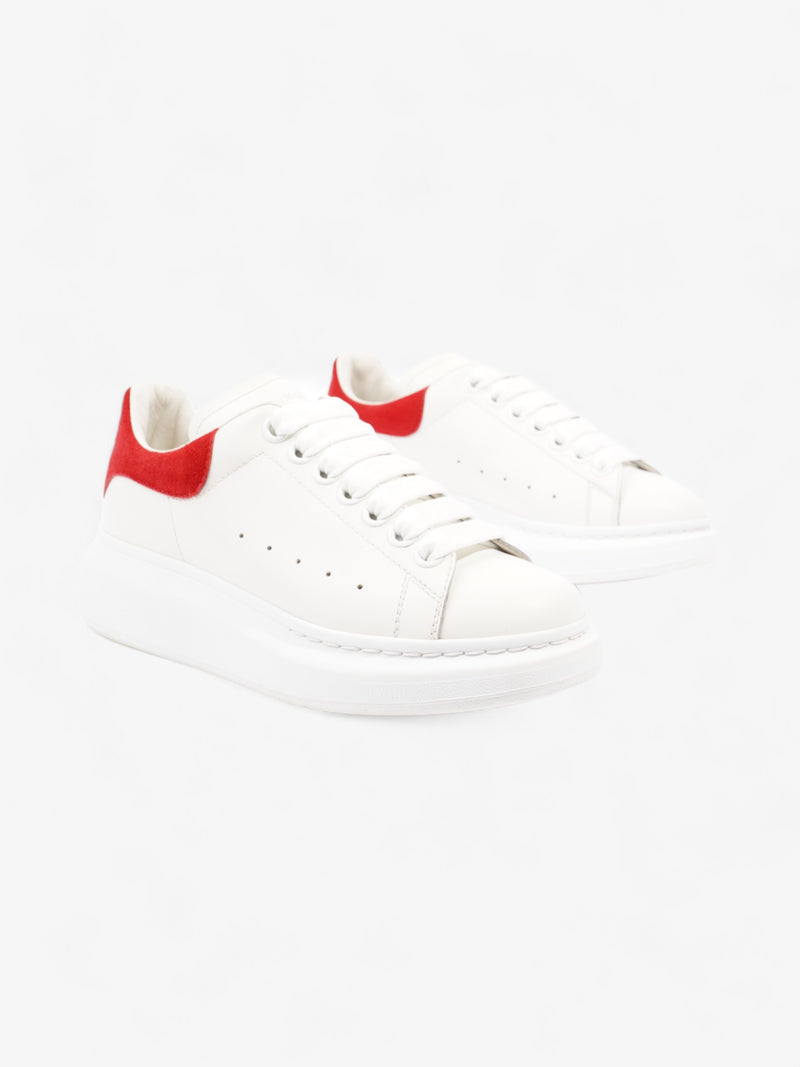  Alexander McQueen Oversized Sneakers White / Red Leather EU 35.5 UK 2.5