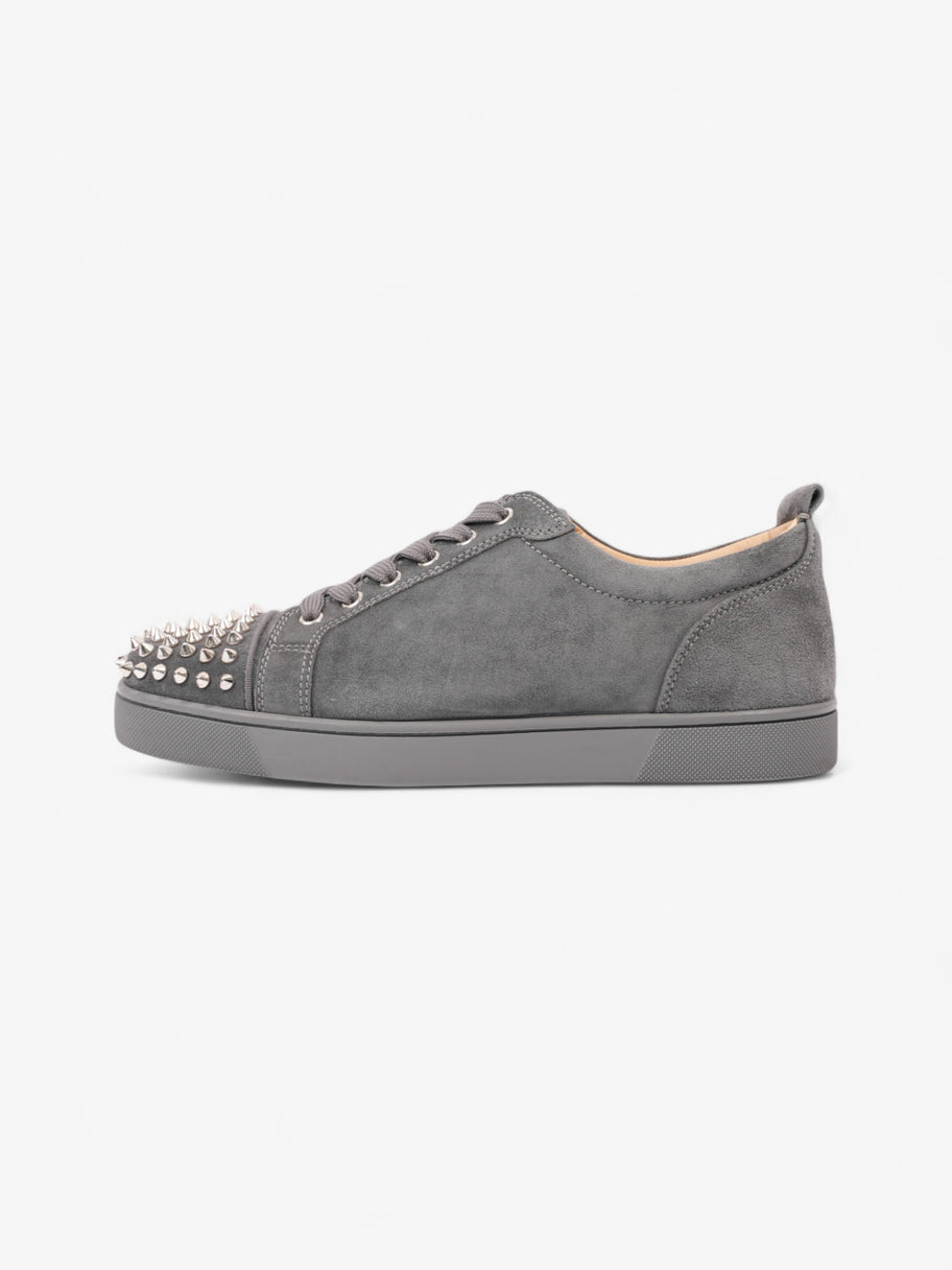 Christian Louboutin Louis Junior Spikes Grey Suede EU 42 UK 8 Image 5