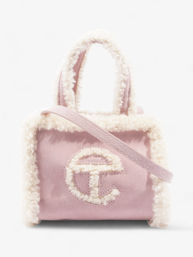  Telfar x Ugg Shopping Bag Pink Shearling Small