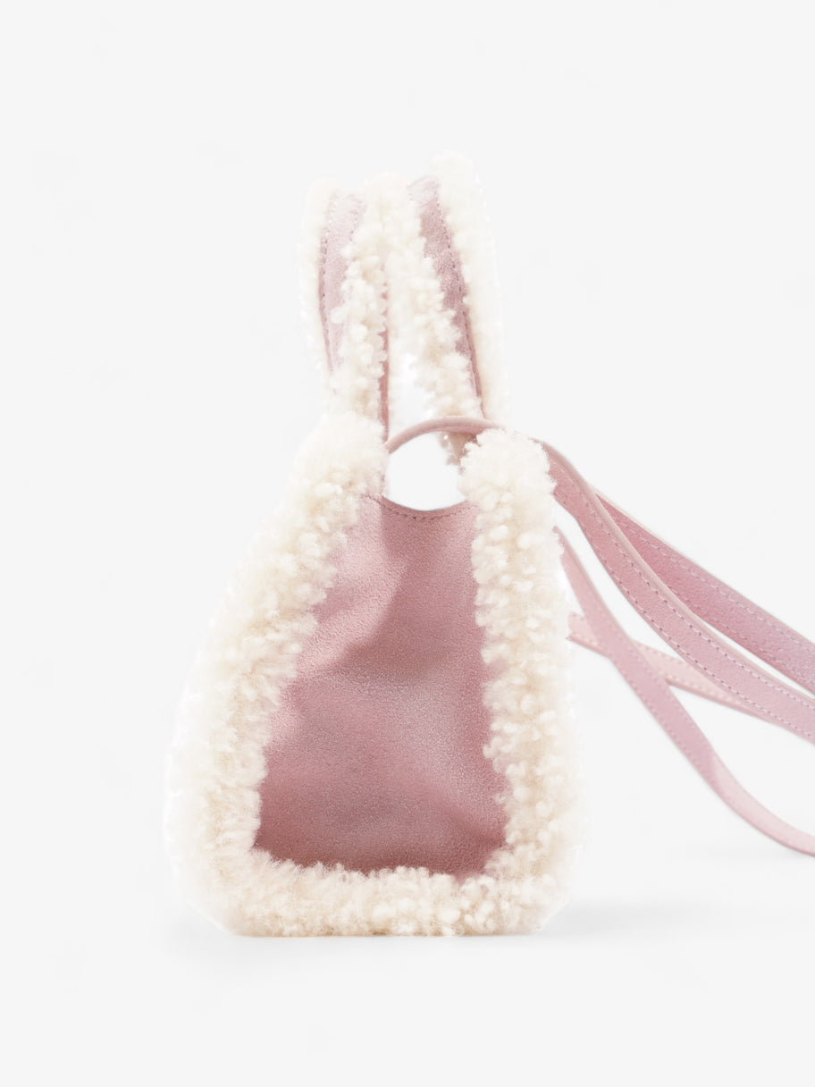 Telfar x Ugg Shopping Bag Pink Shearling Small Image 3