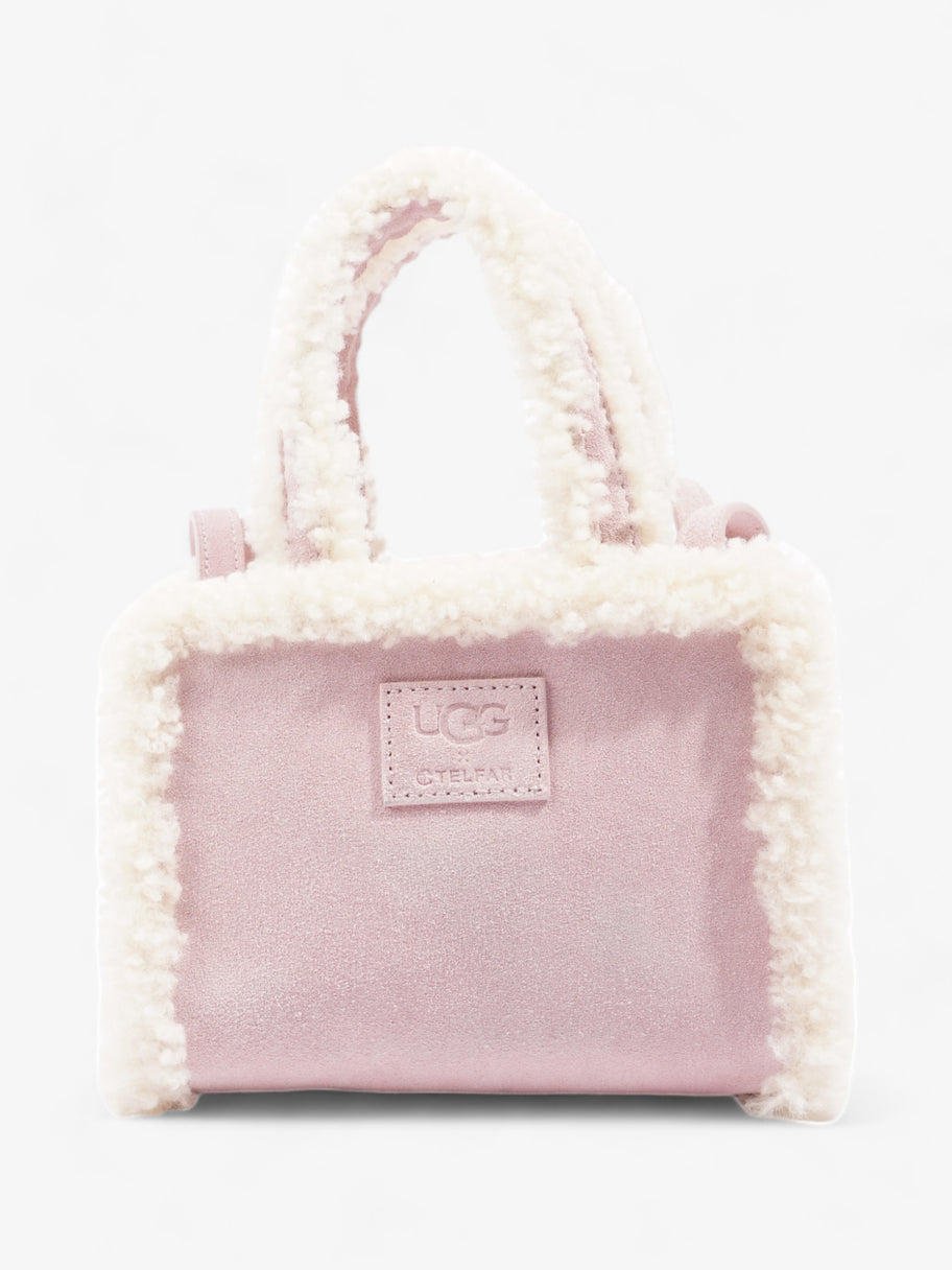 Telfar x Ugg Shopping Bag Pink Shearling Small Image 4