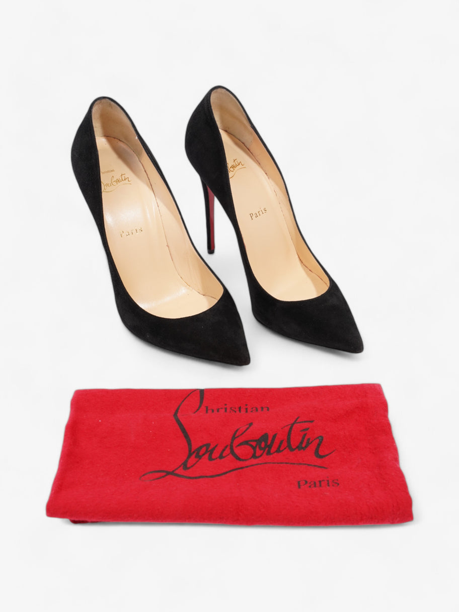 Christian Louboutin So Kate Heels 100 Black Suede EU 39 UK 6 Image 10