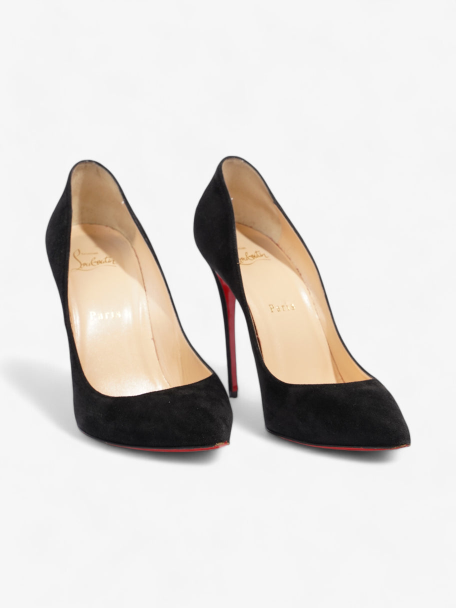 Christian Louboutin So Kate Heels 100 Black Suede EU 39 UK 6 Image 2