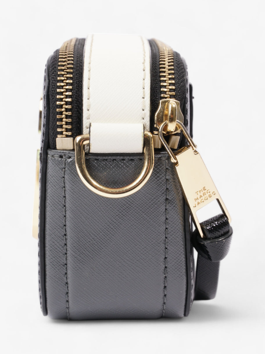 Marc Jacobs The Snapshot Bag Black / Grey / White Leather Image 3