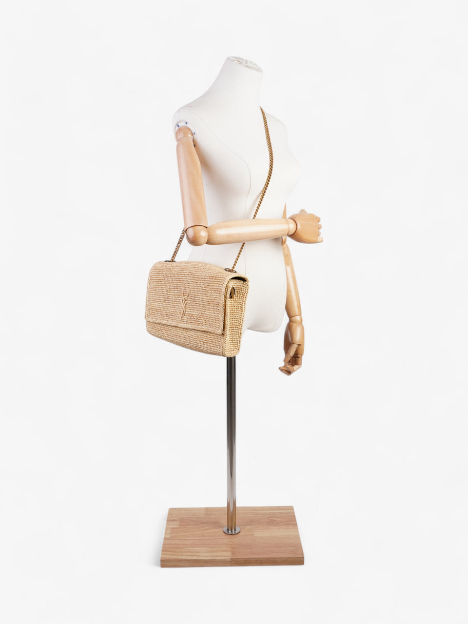 Saint Laurent Kate Natural Raffia Medium Image 2