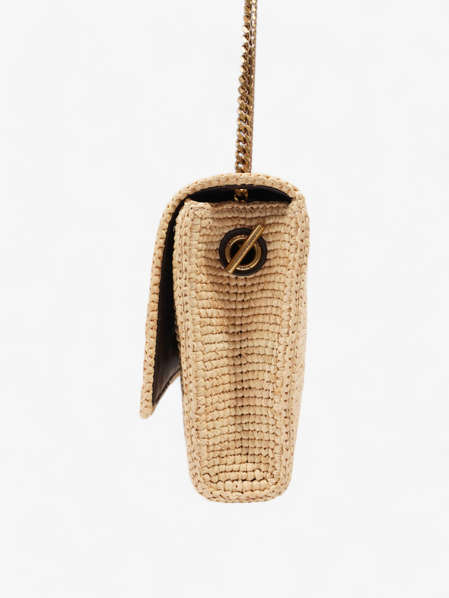 Saint Laurent Kate Natural Raffia Medium Image 4