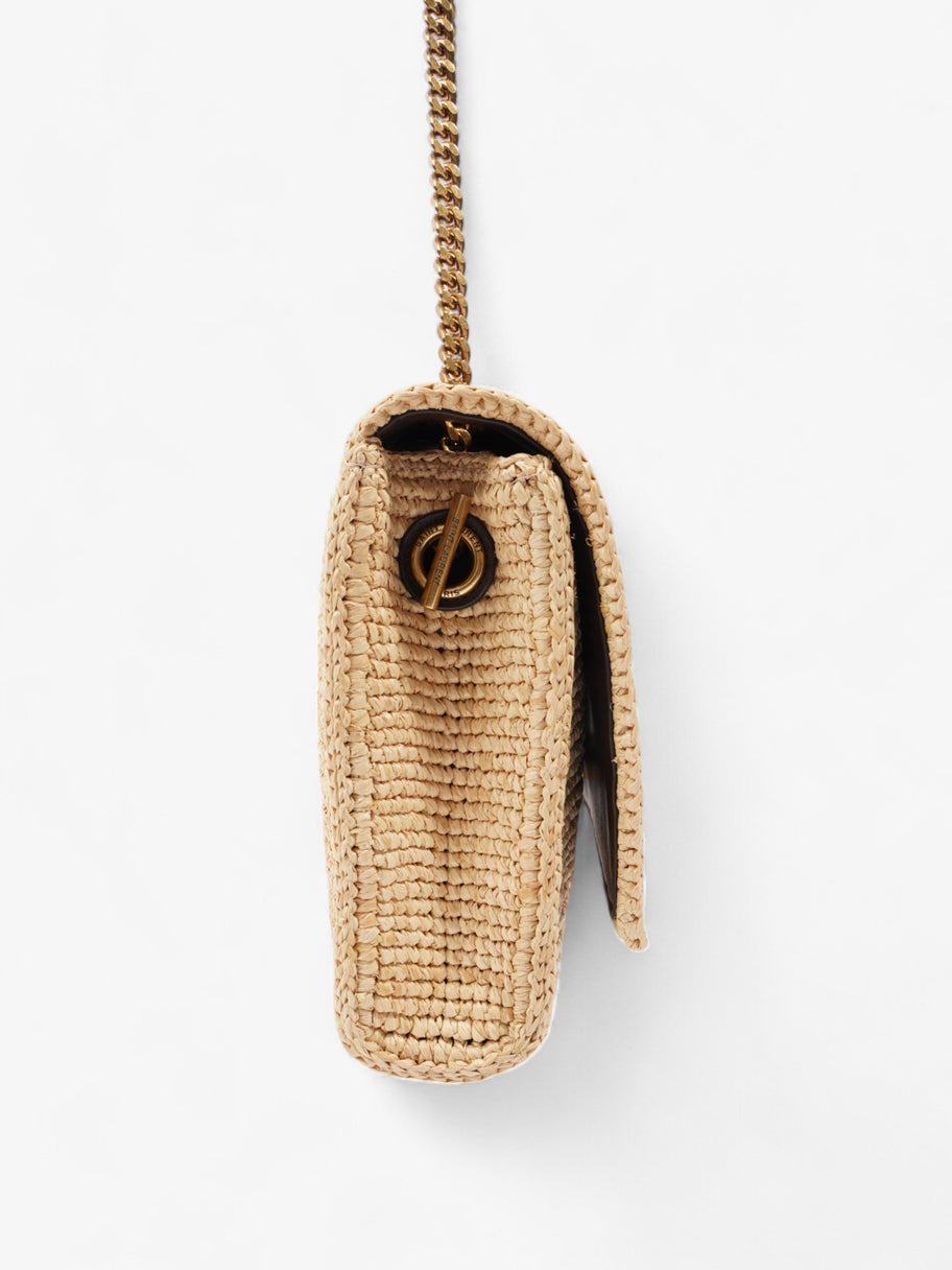 Saint Laurent Kate Natural Raffia Medium Image 6