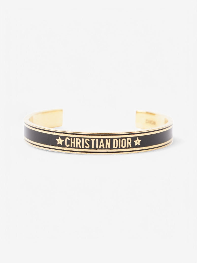  Christian Dior Dior Code Bangle Black / Gold Gold Plated One size