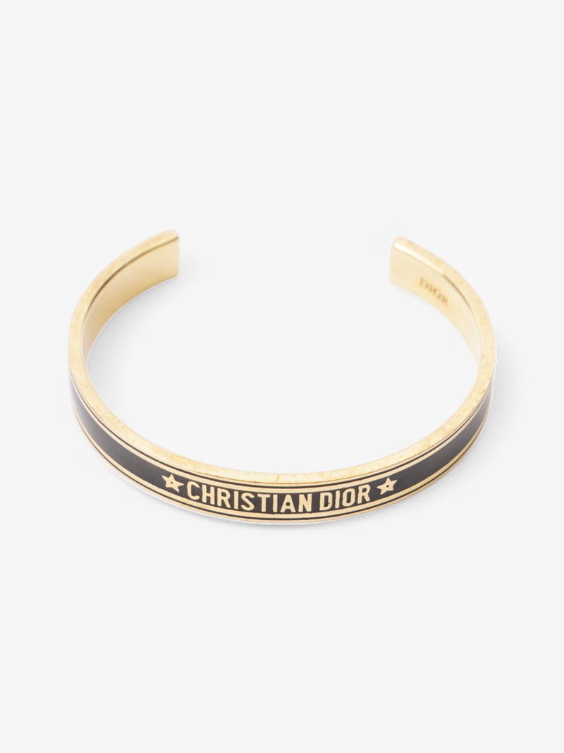  Christian Dior Dior Code Bangle Black / Gold Gold Plated One size