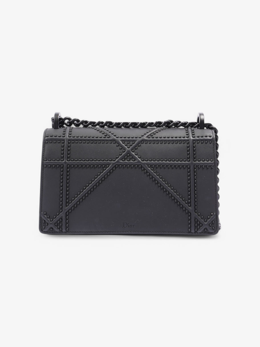 Christian Dior Studded Diorama Matt Black Leather Image 4