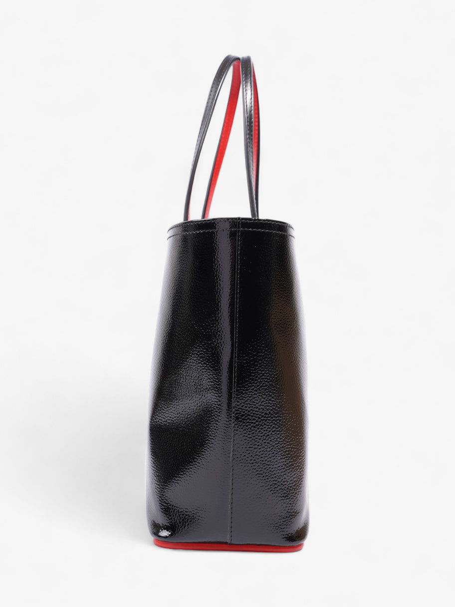 Christian Louboutin East West Cabata Tote Black / Red Patent Leather Image 3