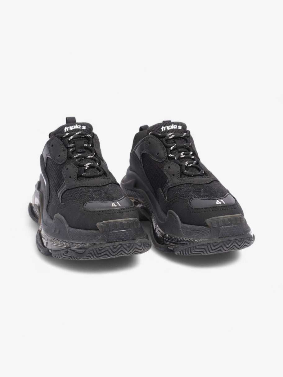 Balenciaga Triple S Clear Sole Black Mesh EU 41 UK 7 Image 2