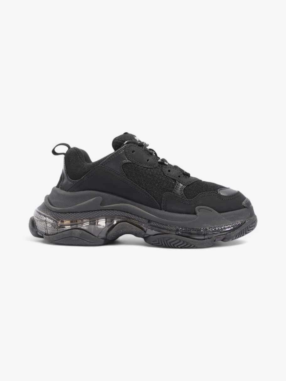 Balenciaga Triple S Clear Sole Black Mesh EU 41 UK 7 Image 4