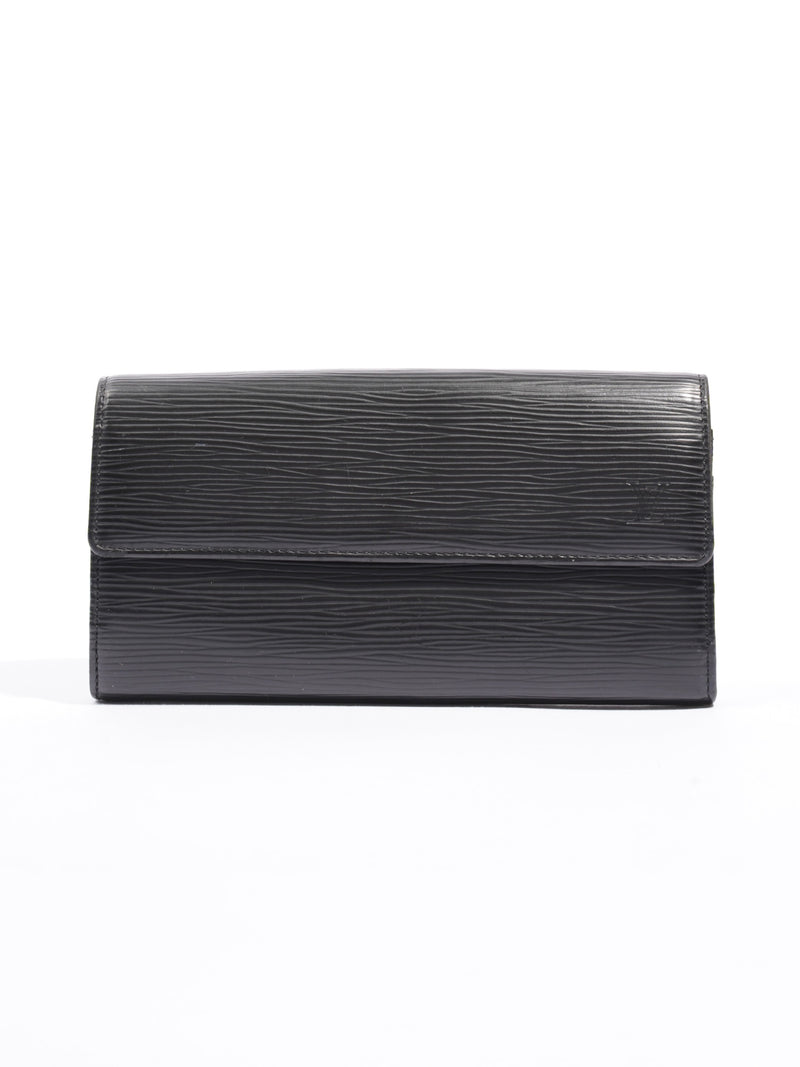  Long Wallet Black Epi Leather