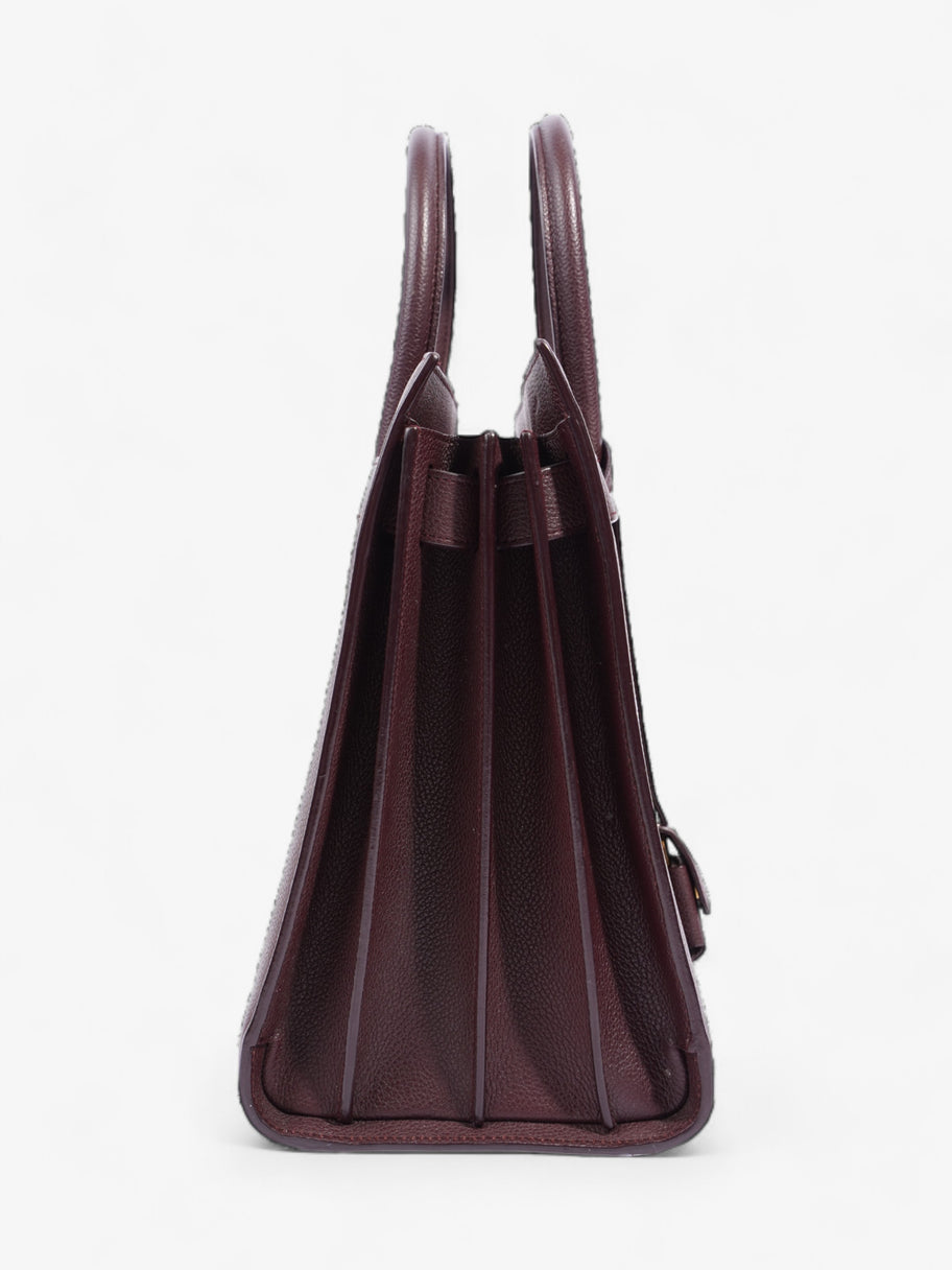 Saint Laurent Sac De Jour Maroon Grained Leather Small Image 5