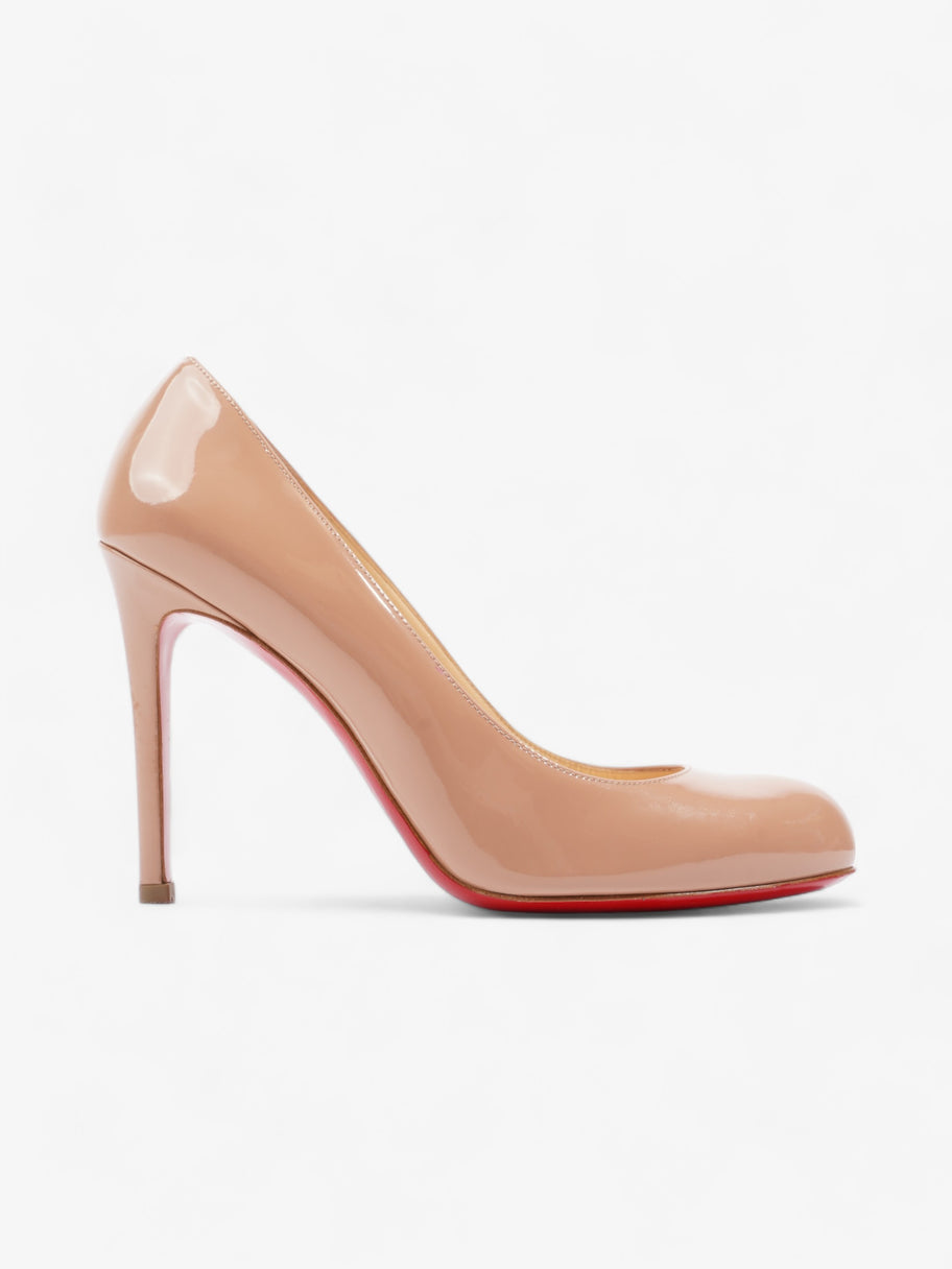 Simple Pump  100 Nude Patent Leather EU 38.5 UK 5.5 Image 1