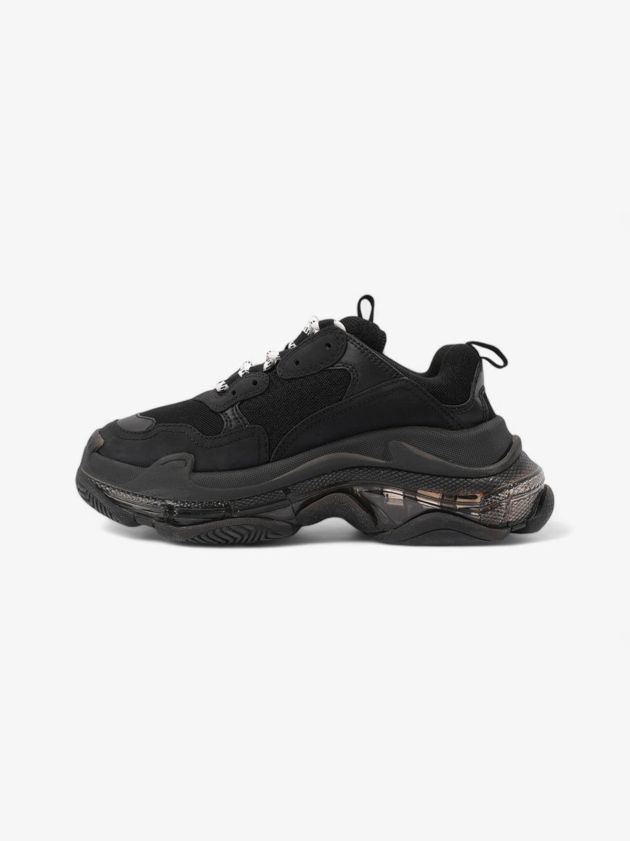 Balenciaga Triple S Clear Sole Black / White Mesh EU 38 UK 5 Image 3