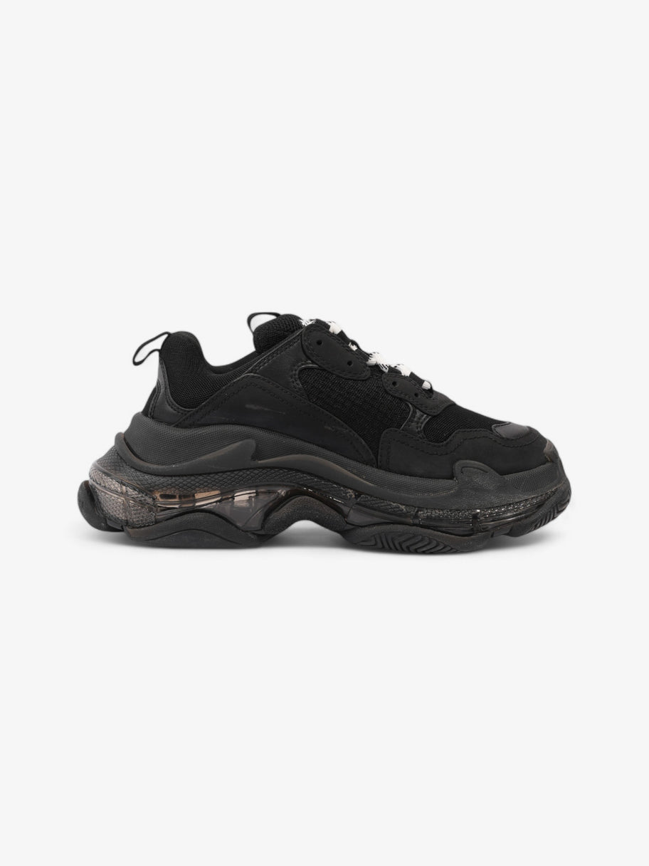 Balenciaga Triple S Clear Sole Black / White Mesh EU 38 UK 5 Image 4