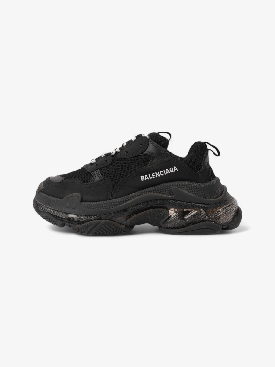 Balenciaga Triple S Clear Sole Black / White Mesh EU 38 UK 5 Image 5