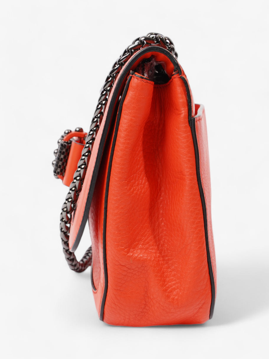 Christian Louboutin Sweet Charity Shoulder Bag Orange Grained Leather Image 3