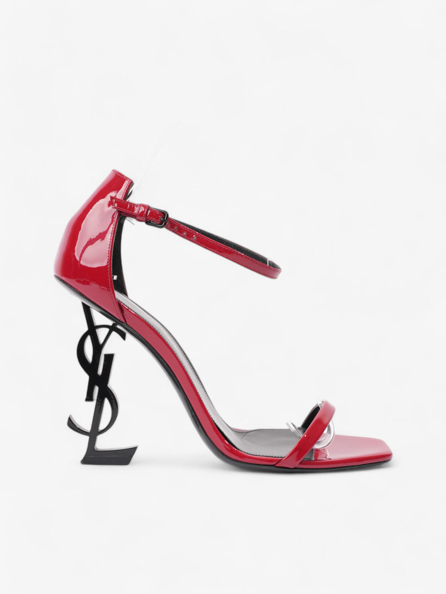 Saint Laurent Opyum Heels 110mm Red / Black Leather EU 37.5 UK 4.5 Image 1