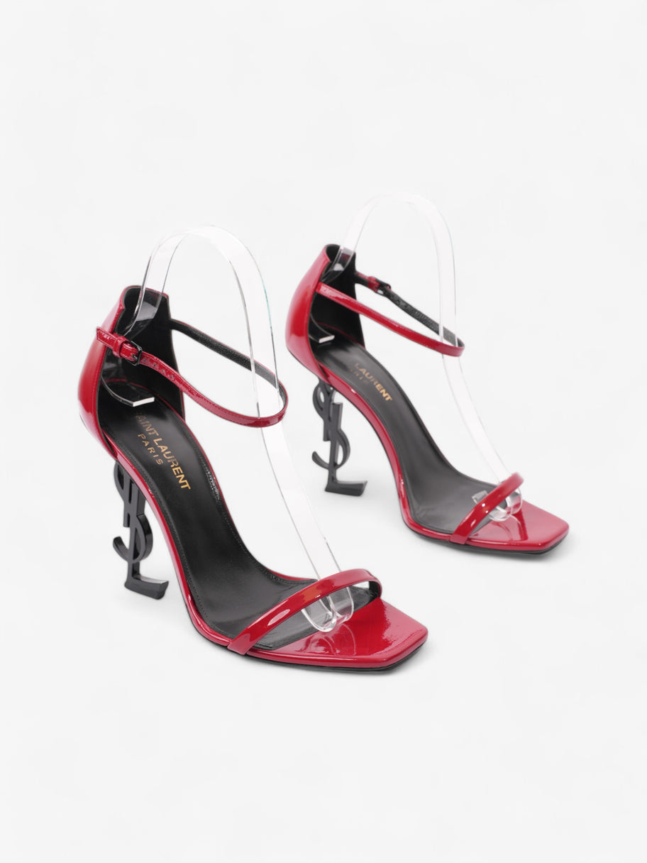 Saint Laurent Opyum Heels 110mm Red / Black Leather EU 37.5 UK 4.5 Image 2