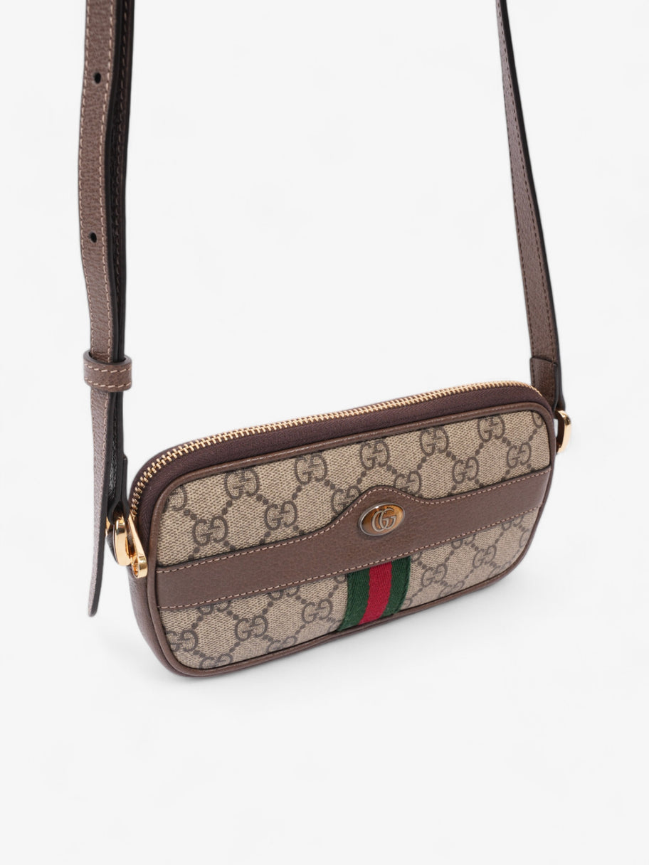 Gucci Ophidia GG Web GG Supreme / Red / Green Canvas Mini Image 7