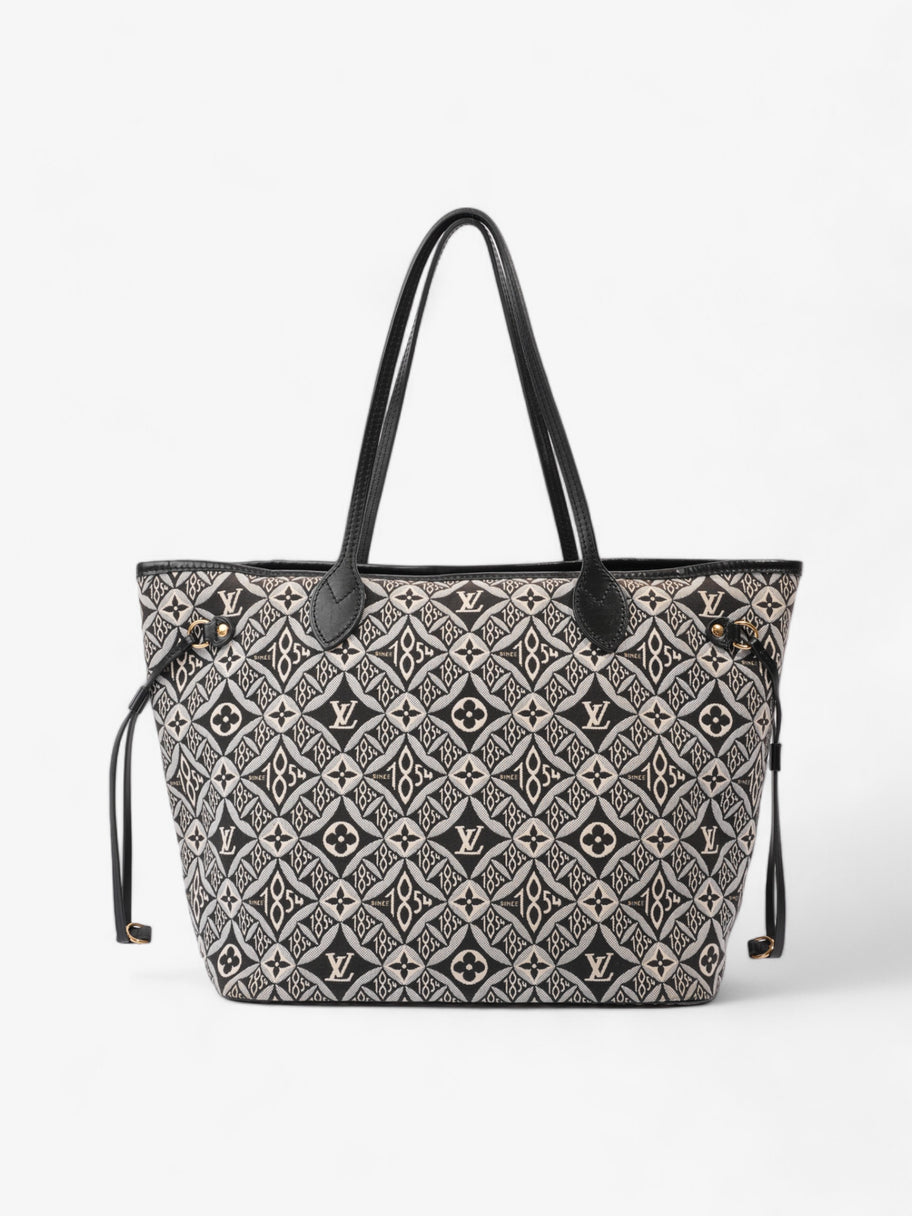 Louis Vuitton Neverfull Since 1854 Black / White Canvas MM Image 5