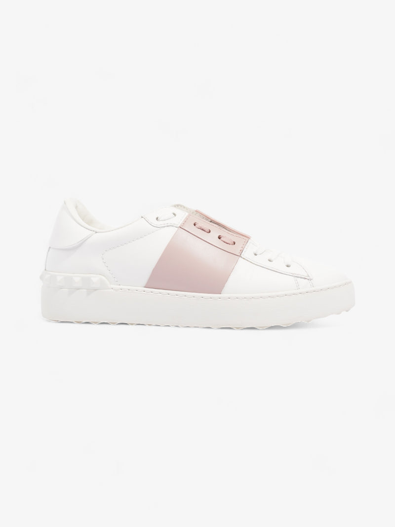  Valentino Open Stripe White / Pink Leather EU 38.5 UK 5.5