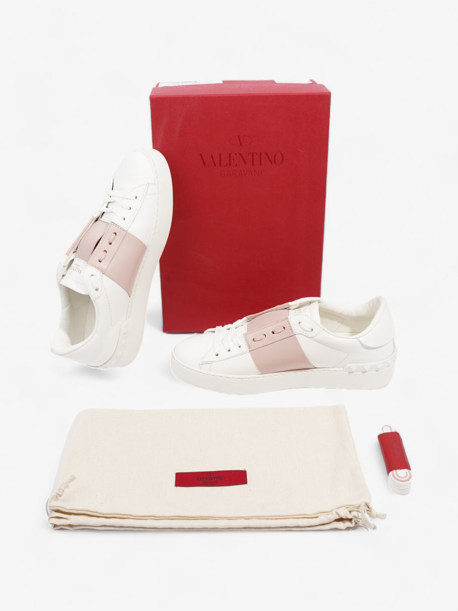 Valentino Open Stripe White / Pink Leather EU 38.5 UK 5.5 Image 8