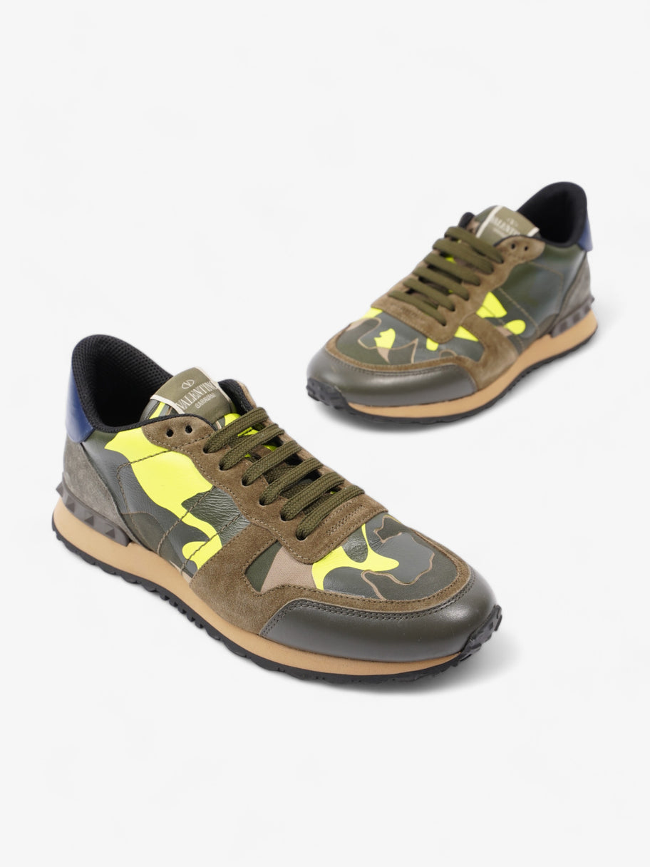 Rockrunner Sneakers Khaki / Yellow / Navy Suede EU 41 UK 7 Image 10